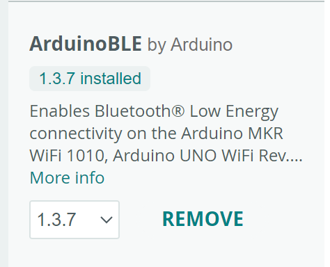 ArduinoBLE